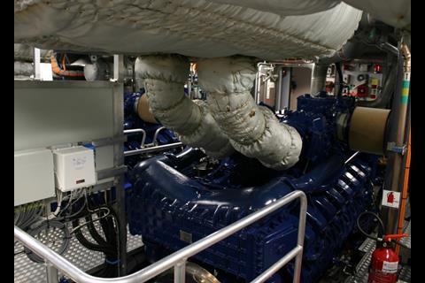 A pair of MTU 4000s provide the diesel grunt for higher speeds